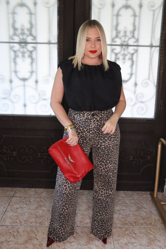 Animal Print Pants